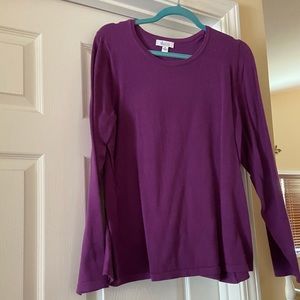 D&Co plain purple shirt